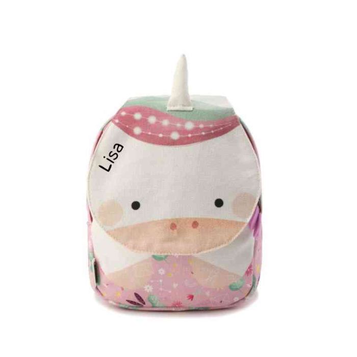 Sparkly das Einhorn, personalisierter Mini-Rucksack
