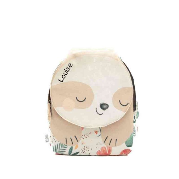 Faulenzer-Rucksack mit Vorname
