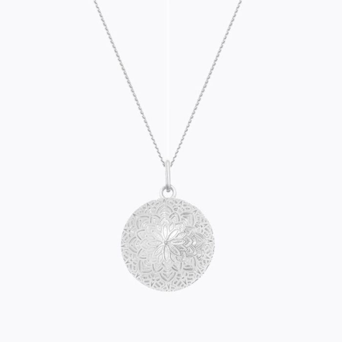 Bola Spitze Ilado mit Kette, silber rhodiniert