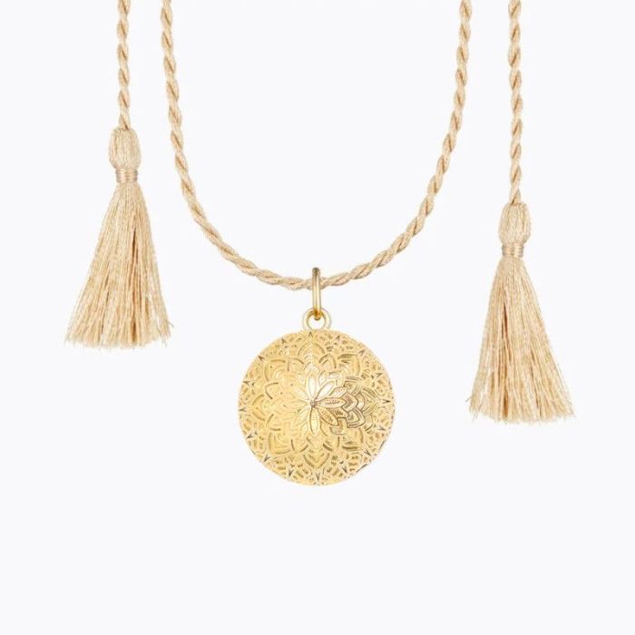 bola Spitze, Kordel, Gelbgold