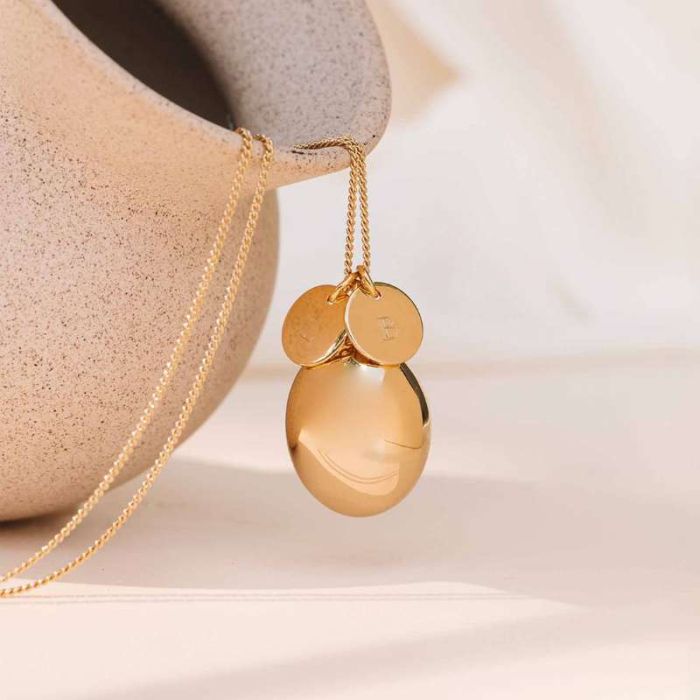 Schwangerschafts Bola Klangkugel, Gelbgold Isis