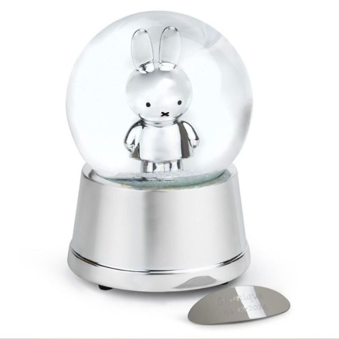 Miffy-Schneekugel zum Gravieren