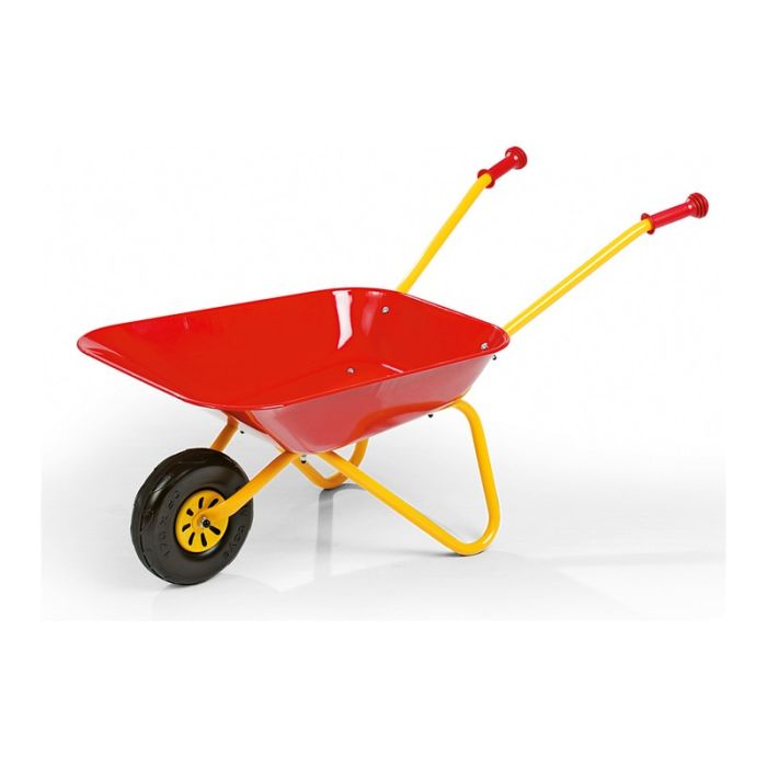 Kinderschubkarre aus Metall rot Rolly Toys