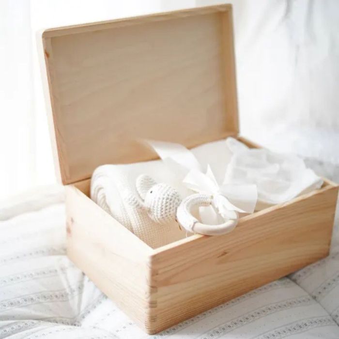 Geschenkset zur Geburt mit Creme, individuell gestaltbar