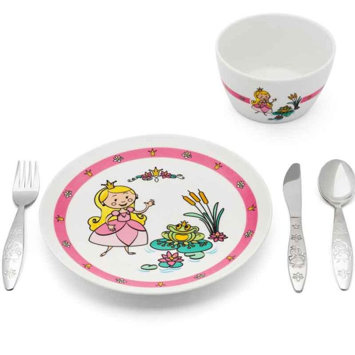 Kindergeschirr-Set Prinzessin 5-teilig