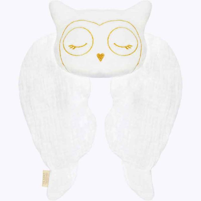 Schmusetuch für Schwangerschafts Bola, Eule, Ilado