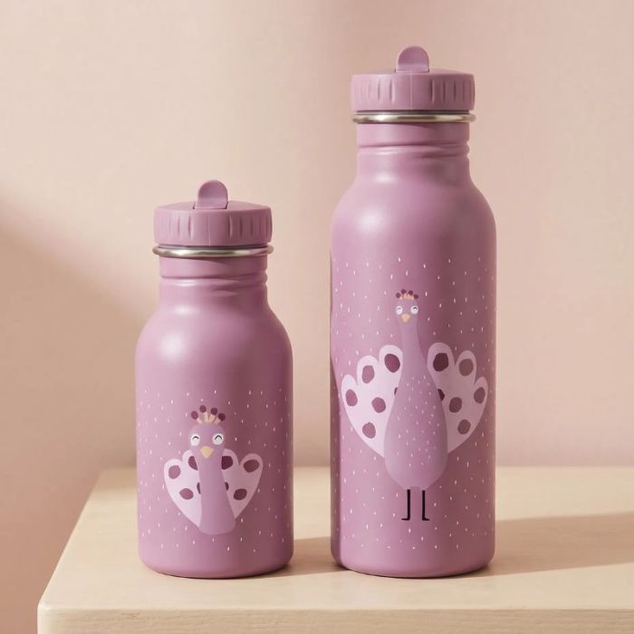 Personalisierte Trixie Trinkflasche – Pfau