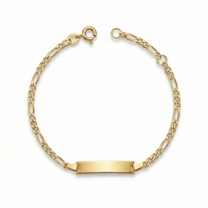 Figaro-Armband mit Federring