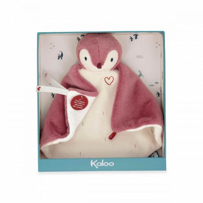 Schmusetuch Kaloo Pinguin Rosa zu personalisieren