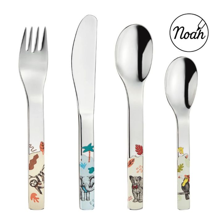 Besteck Puresigns Natura, für Mädchen und Jungen, Besteck mit Gravur