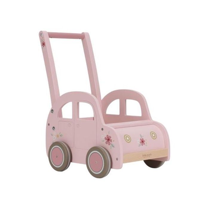 rosafarbener Holzwagen, little dutch