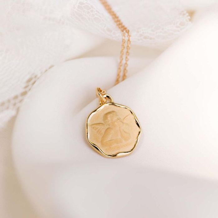 Taufmedaille Engel 