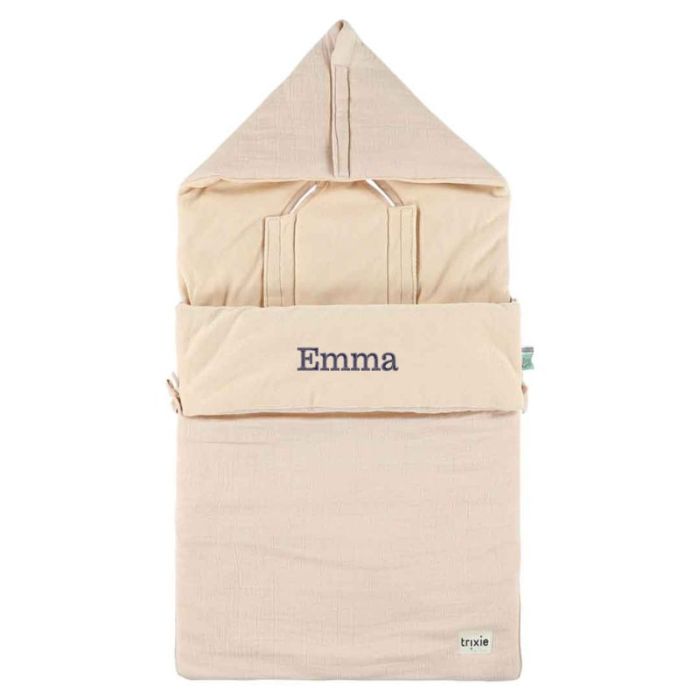 Fußsack für Babys, zum Selbstgestalten mit Babynamen