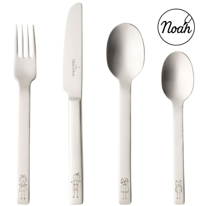 Villeroy & Boch Kinderbesteck 4-teilig mit Gravur