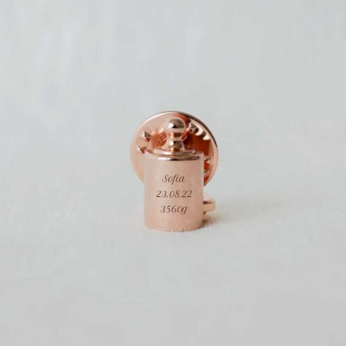 Pin Rose Gold zu personalisieren, Mon Petit Poids