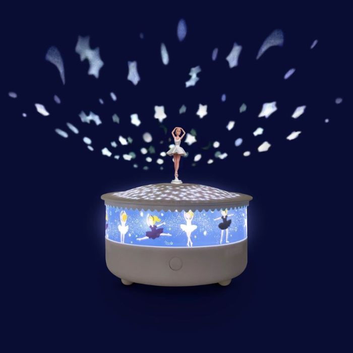 Nachtlicht mit Sternenprojektor Ballerina