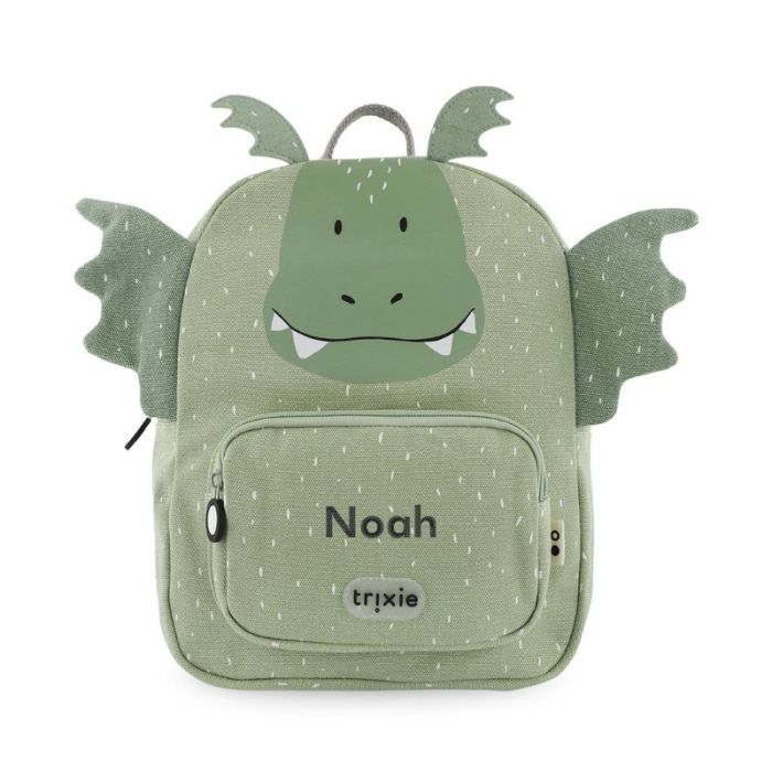 Drachenrucksack, mit dem Namen des Kindes zu personalisieren