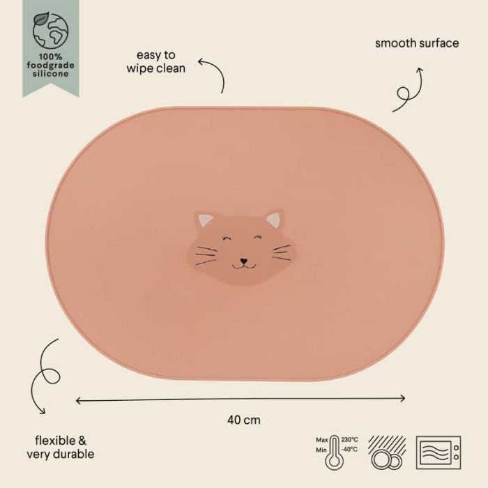 rutschfestes Kinder Tischset, Katze von trixie baby
