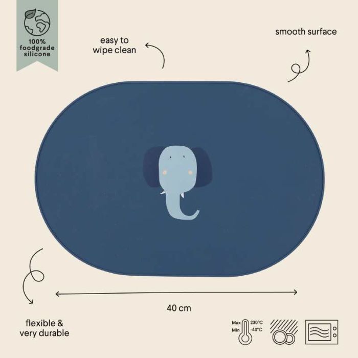 Kinder Tischset Elefant, trixie baby