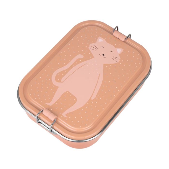 Grosse Znünibox mit Fächern. Katze