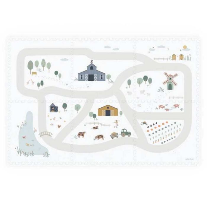  Spielteppich Bauernhof,