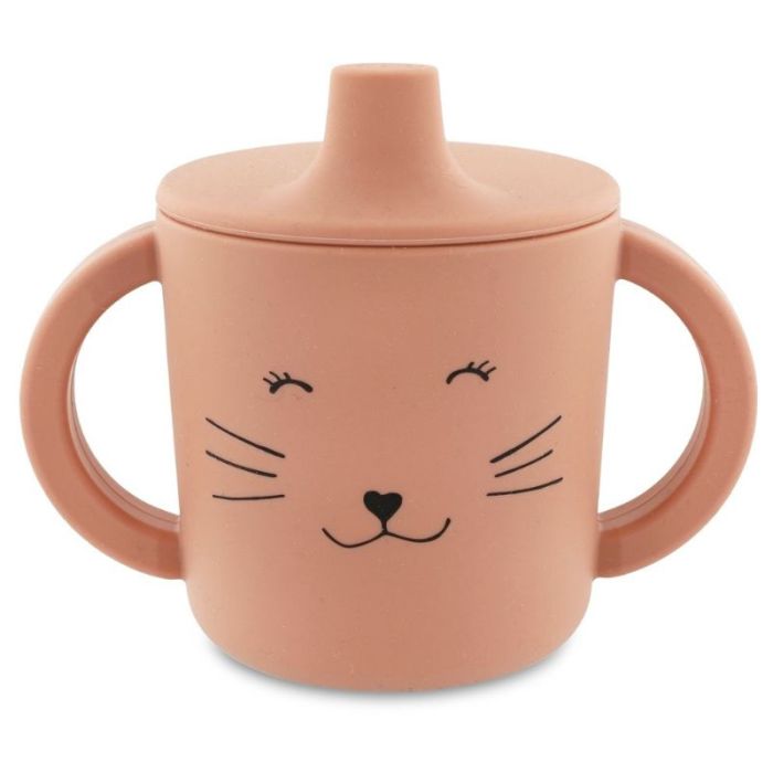 Silikon Trinklernbecher Katze