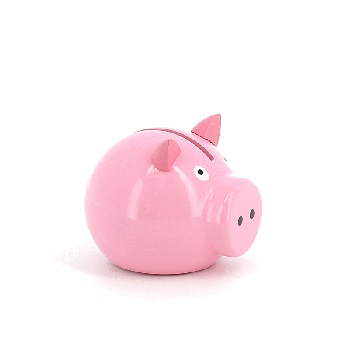 Spardose Schweinchen rosa, Geschenkidee Geburt