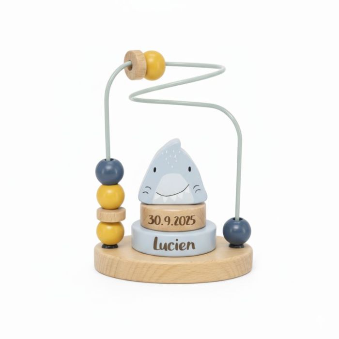 kleines personalisiertes Holzspielzeug