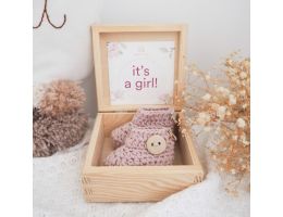 Gender Reveal Geschenkbox „It's a Girl“ 