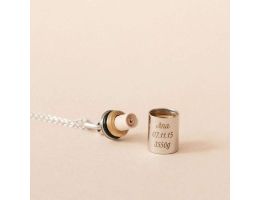 Halskette Mon Petit Secret palladium , Personalisiertes Schmuckstück Mon Petit Poids