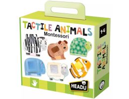 jeu montessori tactile animals