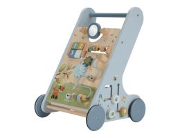 lauflernwagen holz little dutch blau