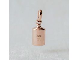 Mon Petit Poids-Anhänger, Rotgold