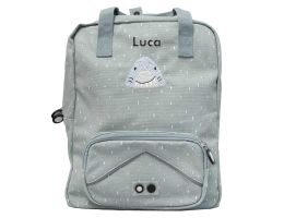 großer A4-Rucksack, trixie baby, hai