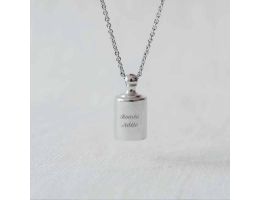 Halskette 70 cm silber Mon Petit Poids, Schmuck mit Gravur