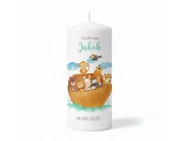 Personalisierte Taufkerze Arche Noah