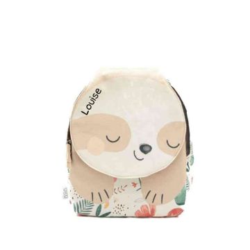 Faulenzer-Rucksack mit Vorname
