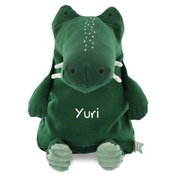 großer Plüschkrokodil 38 cm zum Personalisieren