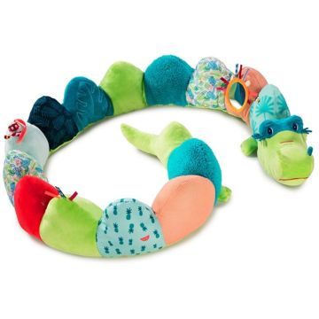 Anatole Aufroll, Laufstallpuffer Spielzeug mit Rassel und Spiegel, für Baby Park, Lilliputiens