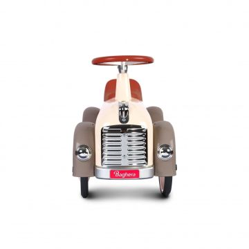 Rutschauto Baghera Speedster Creme, Vintage Look, Geschenkidee 1 Jahr, Gratis Versand