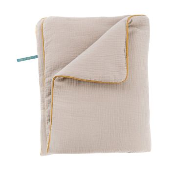 Weiche und kuschelige Baby Decke Moulin Roty 90 x 69 cm, grau
