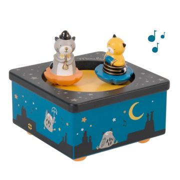 Spieluhr Les Moustaches Spezielle Geschenke zur Geburt Moulin Roty