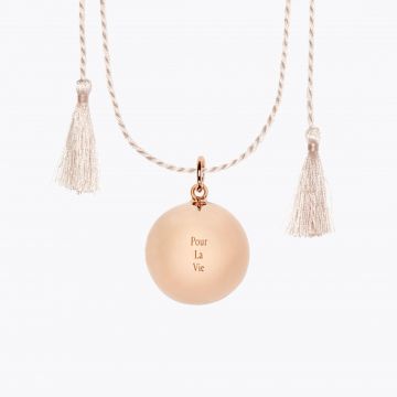 Rose Gold Bola Ilado, Schwangerschafts-Geschenk Klangkugel mit Gravur