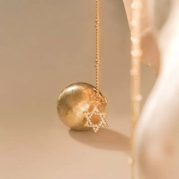 Schwangerschaftskette mit Davidstern