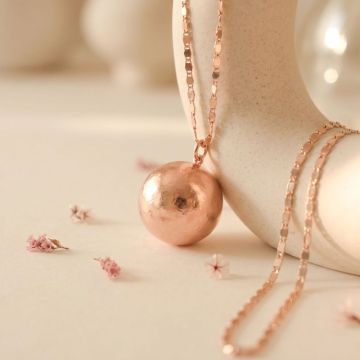 Halskette für Schwangere, Gaïa Roségold