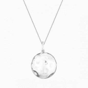 Bola Ilado Moon, Schwangerschafts-Geschenk, Klangkugel mit Kette Silber