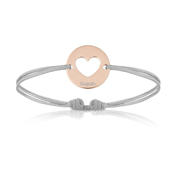 Baby Armband mit Herz 18k Rotgold beschichtet, Armband zu personalisieren, Aaina & Co, Gratis Versand