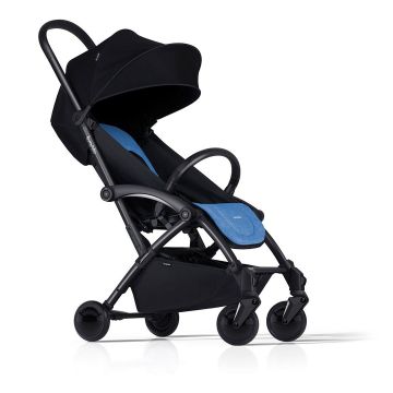 Kinderwagen Bumprider mit Gratis Wickeltasche, Buggy schwarz und blau, Gratis Versand