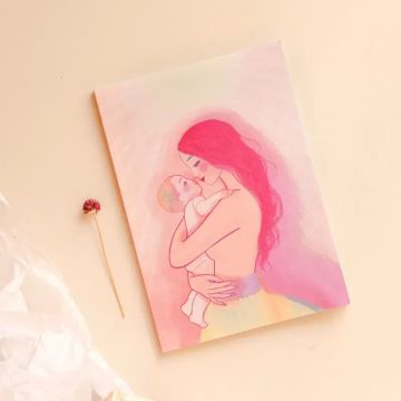 Spezielles Notizbuch für werdende oder junge Mütter