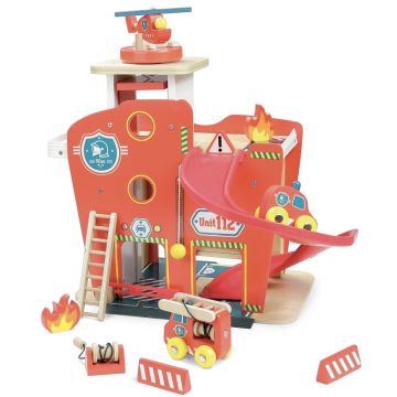 Feuerwehrstation Holzspielzeug 3+ Vilacity, Vilac